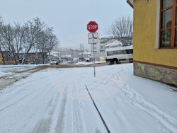 Разград - сняг - пътна обстановка