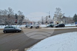 Разград - сняг - пътна обстановка