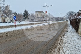 Разград - сняг - пътна обстановка