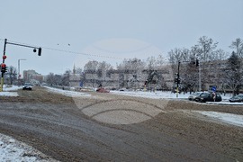 Разград - сняг - пътна обстановка