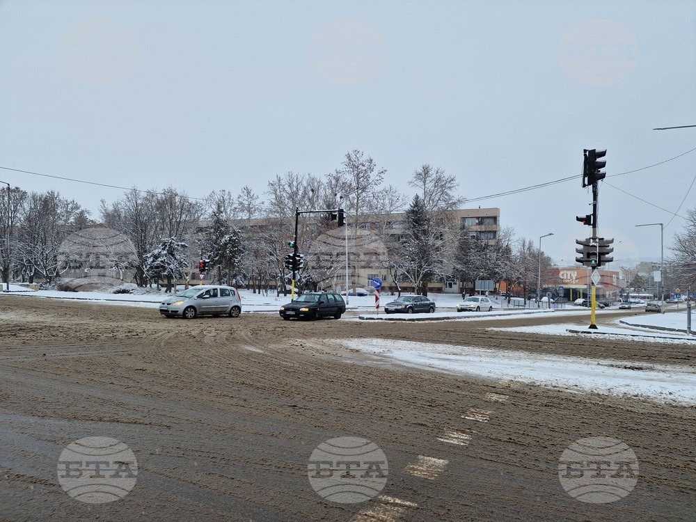 Разград - сняг - пътна обстановка