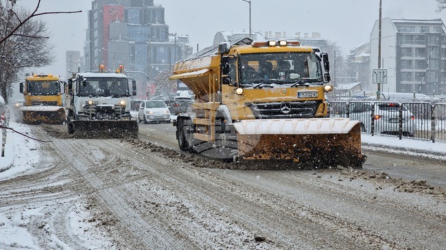 Осигурени са над 200 снегорина за зимно почистване на София, съобщи зам.-кметът Надежда Бобчева