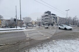 Плевен - зимна обстановка - сняг