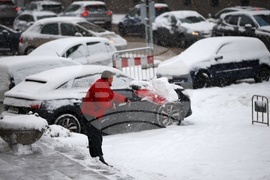 Зима - снеговалеж - почистване