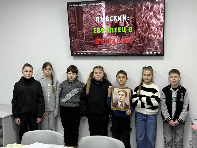 Интегриран час, посветен на Васил Левски, се състоя в Българското неделно училище в Измаил, Украйна 