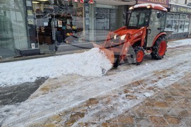 Шумен - снегопочистване - зима