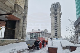 Шумен - снегопочистване - зима