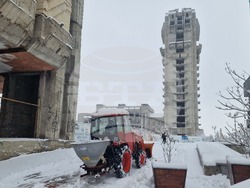 Шумен - снегопочистване - зима