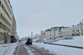 Шумен - снегопочистване - зима