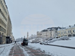 Шумен - снегопочистване - зима