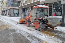 Шумен - снегопочистване - зима