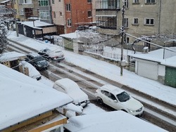 Разград - зима - пътна обстановка