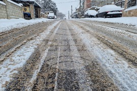 Разград - зима - пътна обстановка