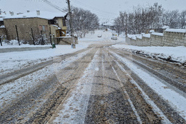 Разград - зима - пътна обстановка