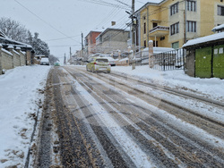 Разград - зима - пътна обстановка