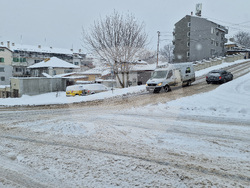 Разград - зима - пътна обстановка