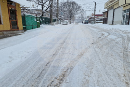 Разград - зима - пътна обстановка