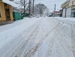 Разград - зима - пътна обстановка