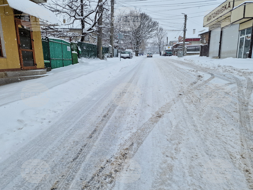 Разград - зима - пътна обстановка