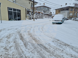 Разград - зима - пътна обстановка