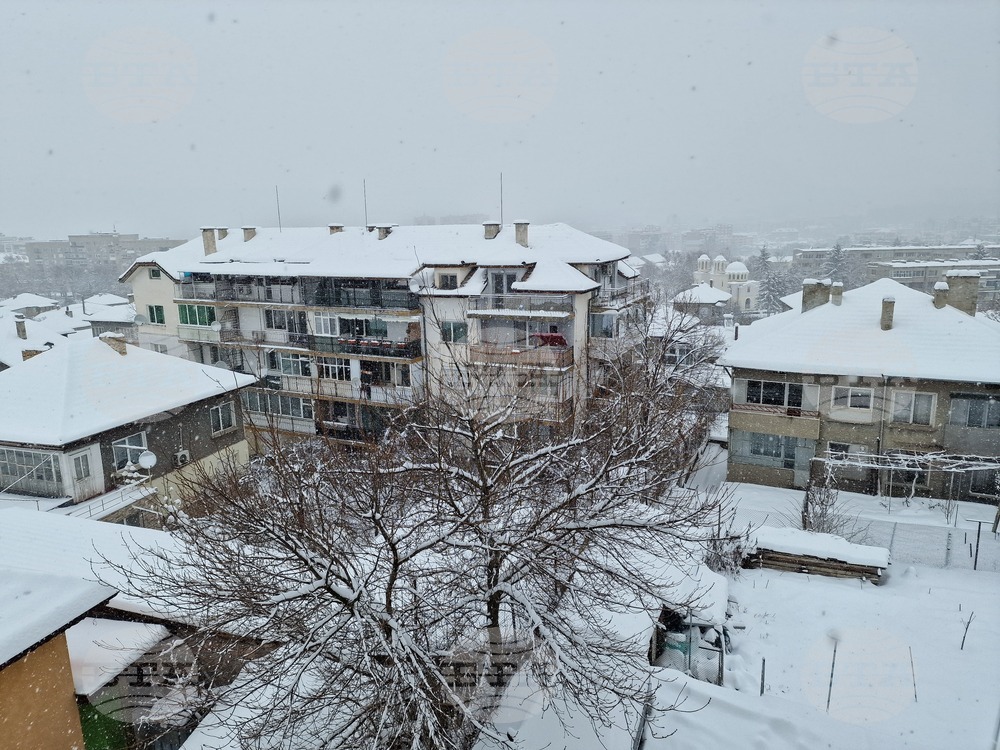 Разград - зима - пътна обстановка