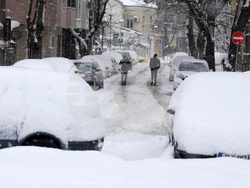 Русе - зимна обстановка