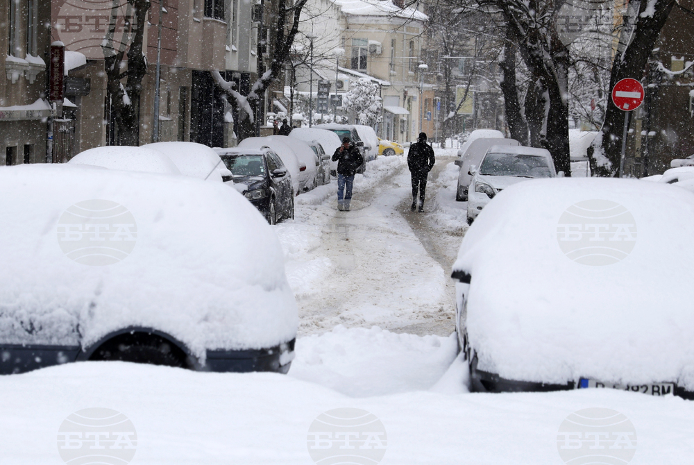 Русе - зимна обстановка