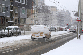 Русе - зимна обстановка