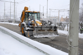 Русе - зимна обстановка