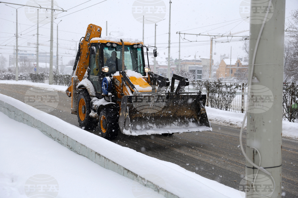 Русе - зимна обстановка