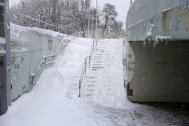 Русе - зимна обстановка