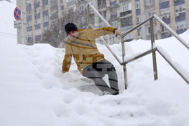 Русе - зимна обстановка
