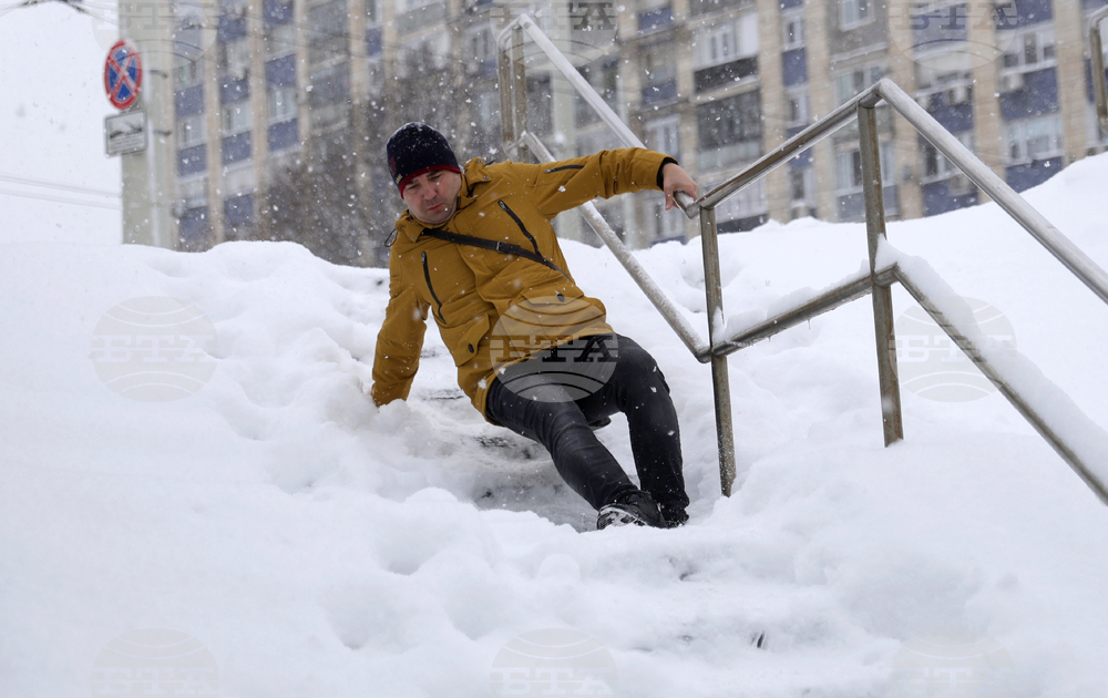 Русе - зимна обстановка
