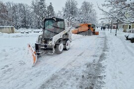 Търговище - зимна обстановка