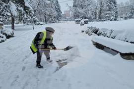 Търговище - зимна обстановка