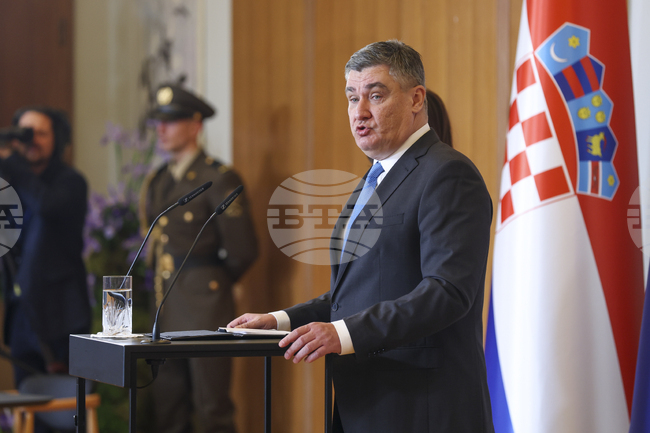 Хърватският президент Миланович след полагането на клетва: Ангажимент за мир, добросъседски отношения и дипломатическо разрешаване на конфликти