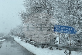 Казанлък - обстановка - зима