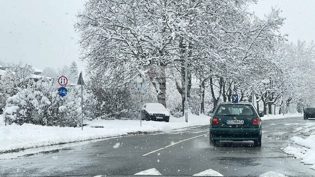 Бедствено и частично бедствено положение е обявено на места в страната заради снега, от АПИ препоръчаха да не се пътува в райони с жълт и оранжев код
