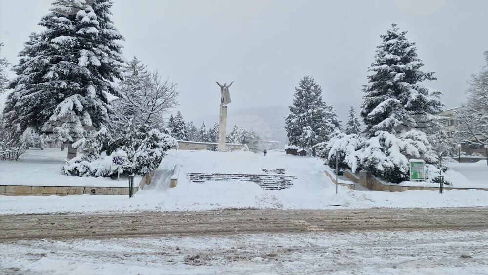 Шумен - зима - почистване
