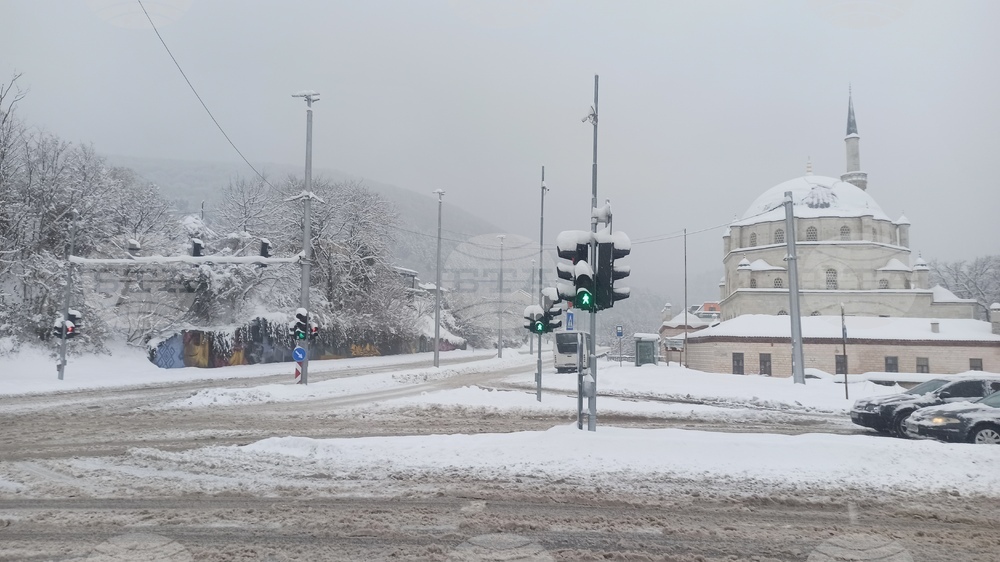 Шумен - зима - почистване