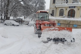 Шумен - зима - почистване