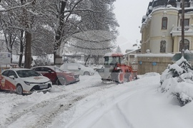 Шумен - зима - почистване