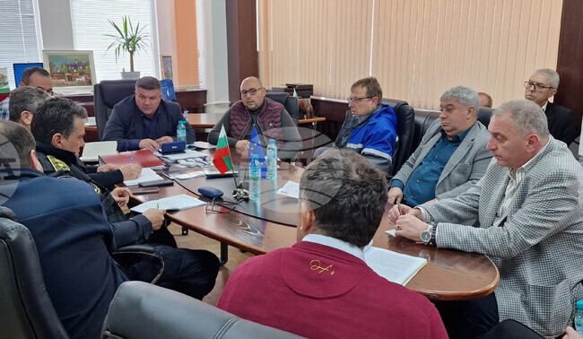 Разград - Областен щаб за защита при бедствия - заседание