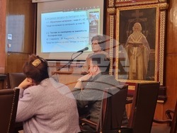 Електронни учебни ресурси по български език като чужд бяха представени в Софийския университет "Св. Климент Охридски". Снимка: Димитрина Ветова/БТА 