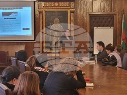 Електронни учебни ресурси по български език като чужд бяха представени в Софийския университет "Св. Климент Охридски". Снимка: Димитрина Ветова/БТА 