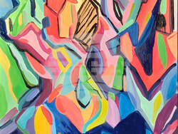 Художниците Владко Балев и Елена Шемтова се събират в „Точка на кипене“, снимка – „Сердика“