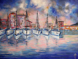 „Пътувания и мечтания“ на Антония Тоцева и Радка Георгиева представя творбите на внучка и баба, снимка – организатори