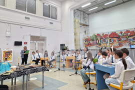 Разград - Основно училище „Васил Левски” - ученици - урок