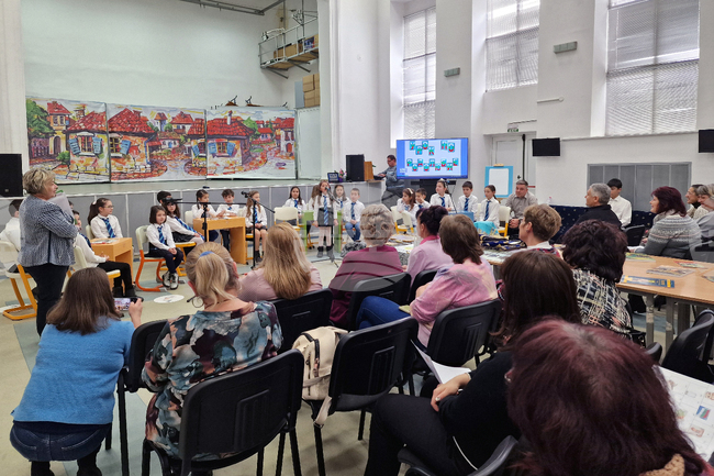 Разград - Основно училище „Васил Левски” - ученици - урок