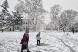 Варна - зимна обстановка
